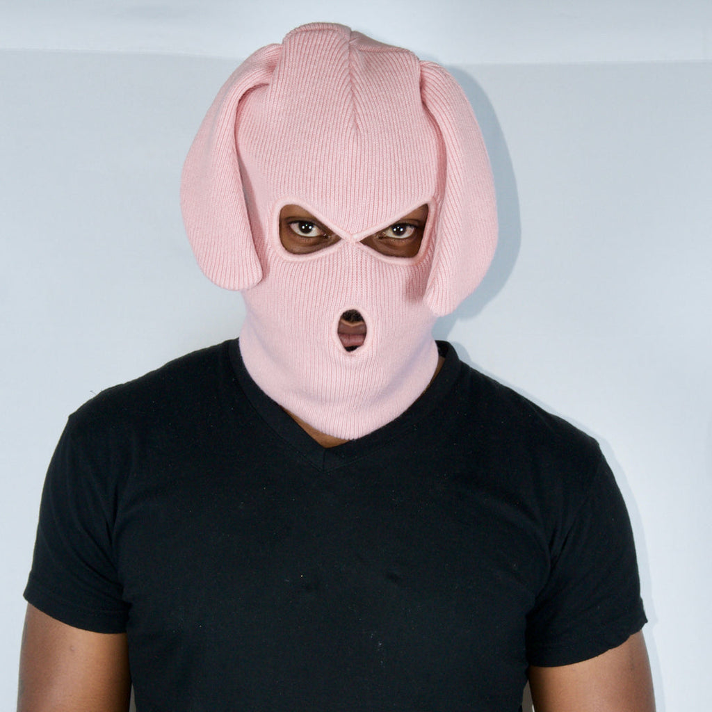 Pink Bunski Bunny Ear Balaclava