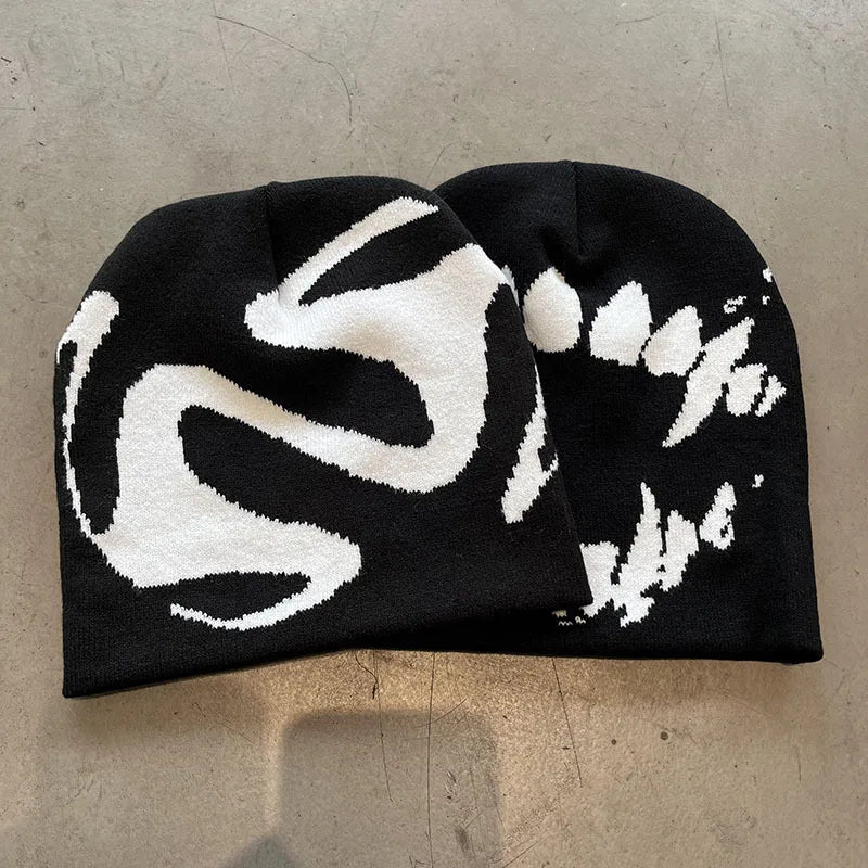 Y2K Goth Knit Beanie