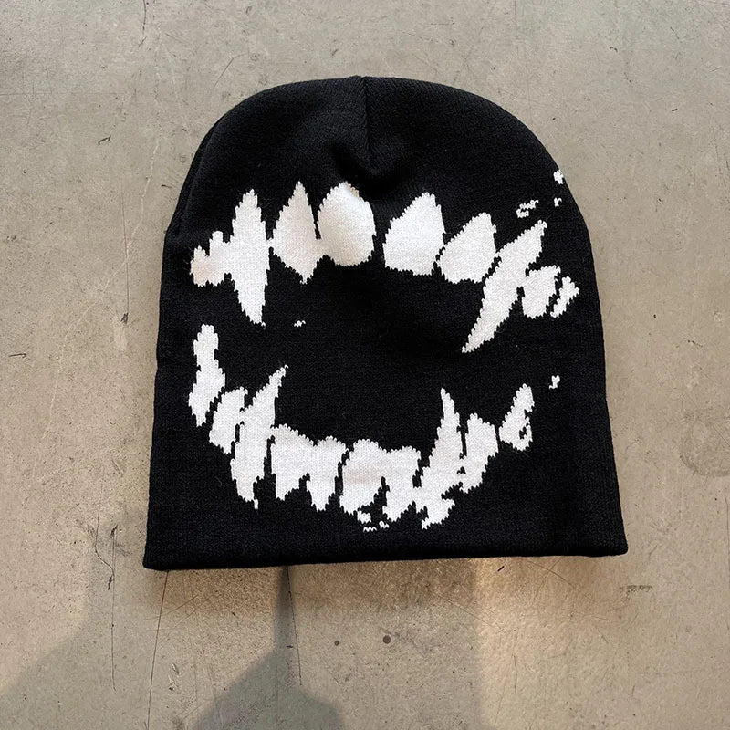 Y2K Goth Knit Beanie
