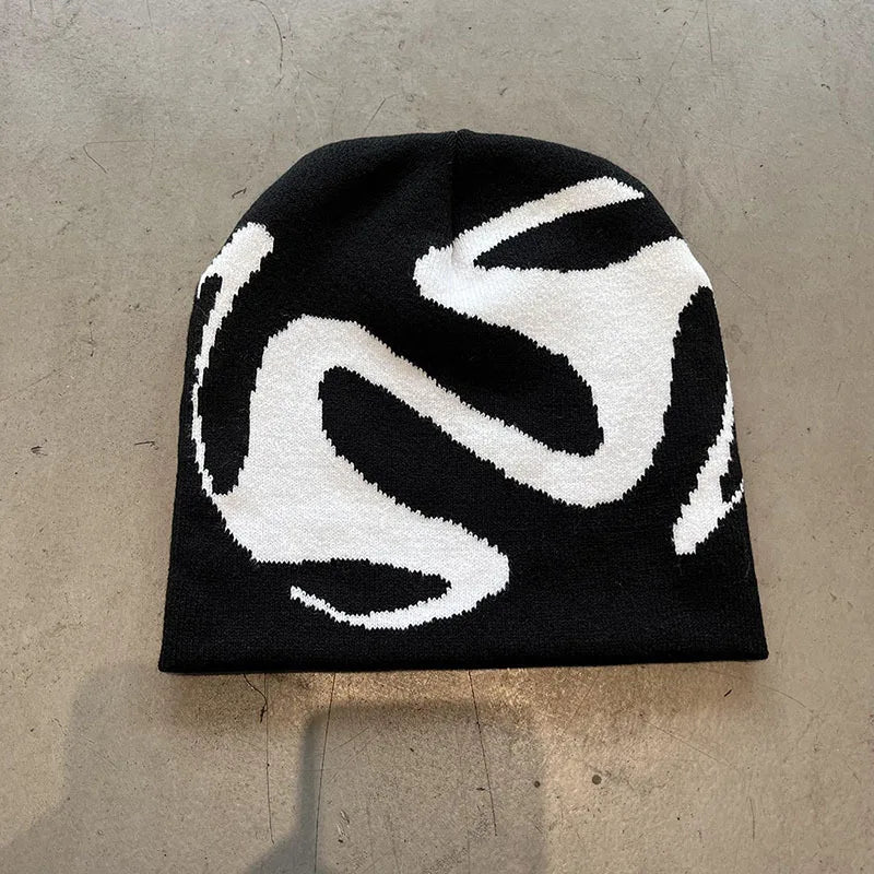 Y2K Goth Knit Beanie