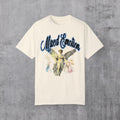 Y2K Street Style T-Shirt - Retro Angel & Flame Graphic Tee, Pure Cotton Hipster Apparel